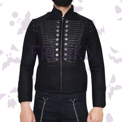 Steampunk Military Wool Jacket Men