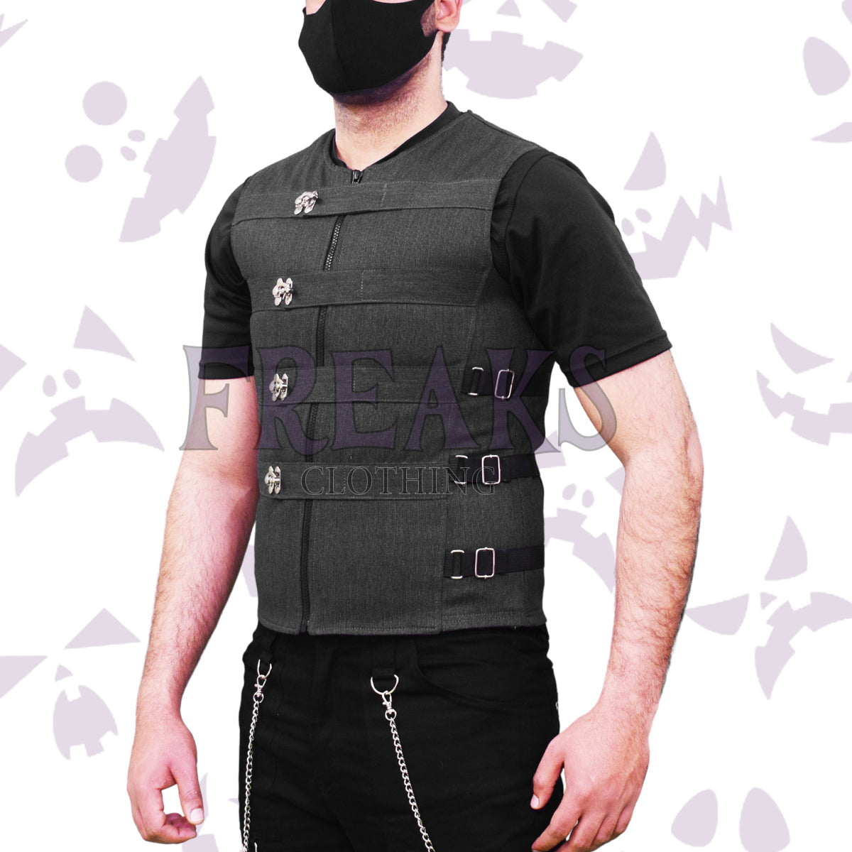 Psycho Men Military Vest