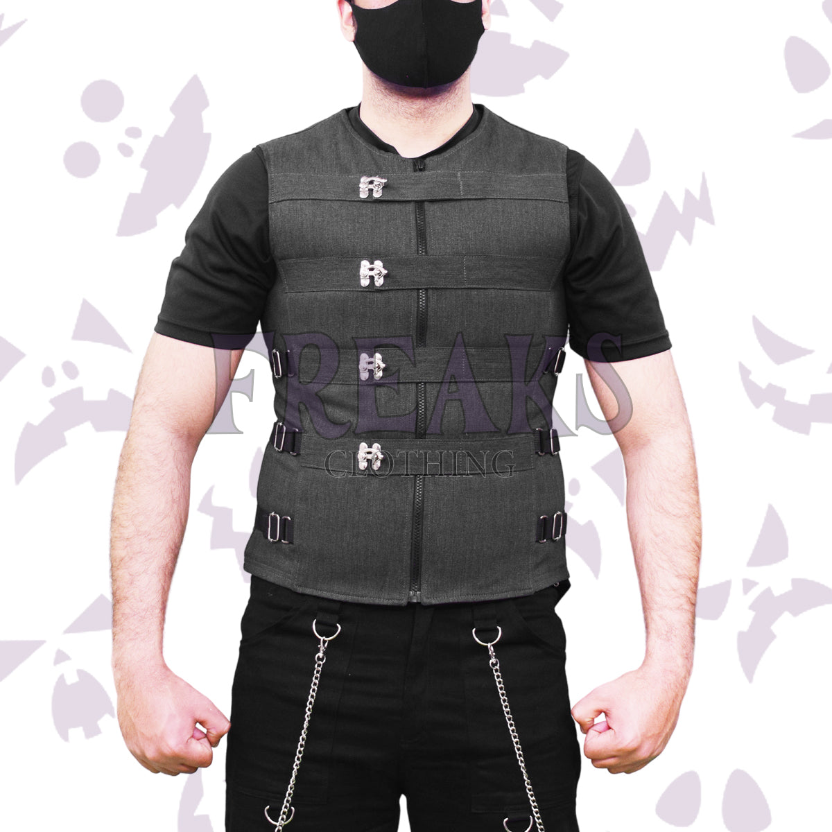 Psycho Men Military Vest