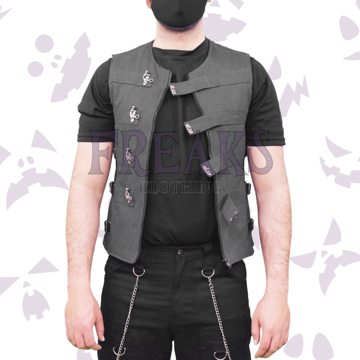 Psycho Men Military Vest