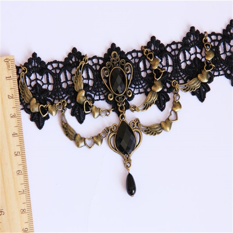 Vintage Pendant Necklace Gothic Women Party Jewelry