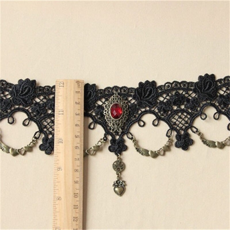 Vintage Lace Choker Necklace for Women Accessories Gothic Jewelry False Collar Statement Necklace Lady Party Jewelry GN-53