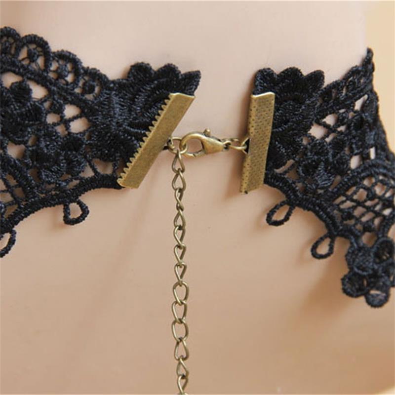 YiYaoFa Gothic Jewelry Vintage Lace Necklace & Pendant Women Accessories Choker Necklace False Collar Statement Necklace GN-113