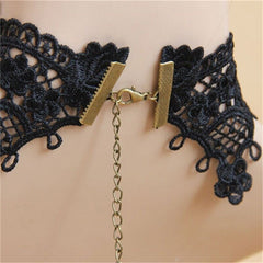 YiYaoFa Gothic Party Jewelry Vintage Lace Necklace for Women Accessories Choker Necklace Statement Collar Necklace Y288