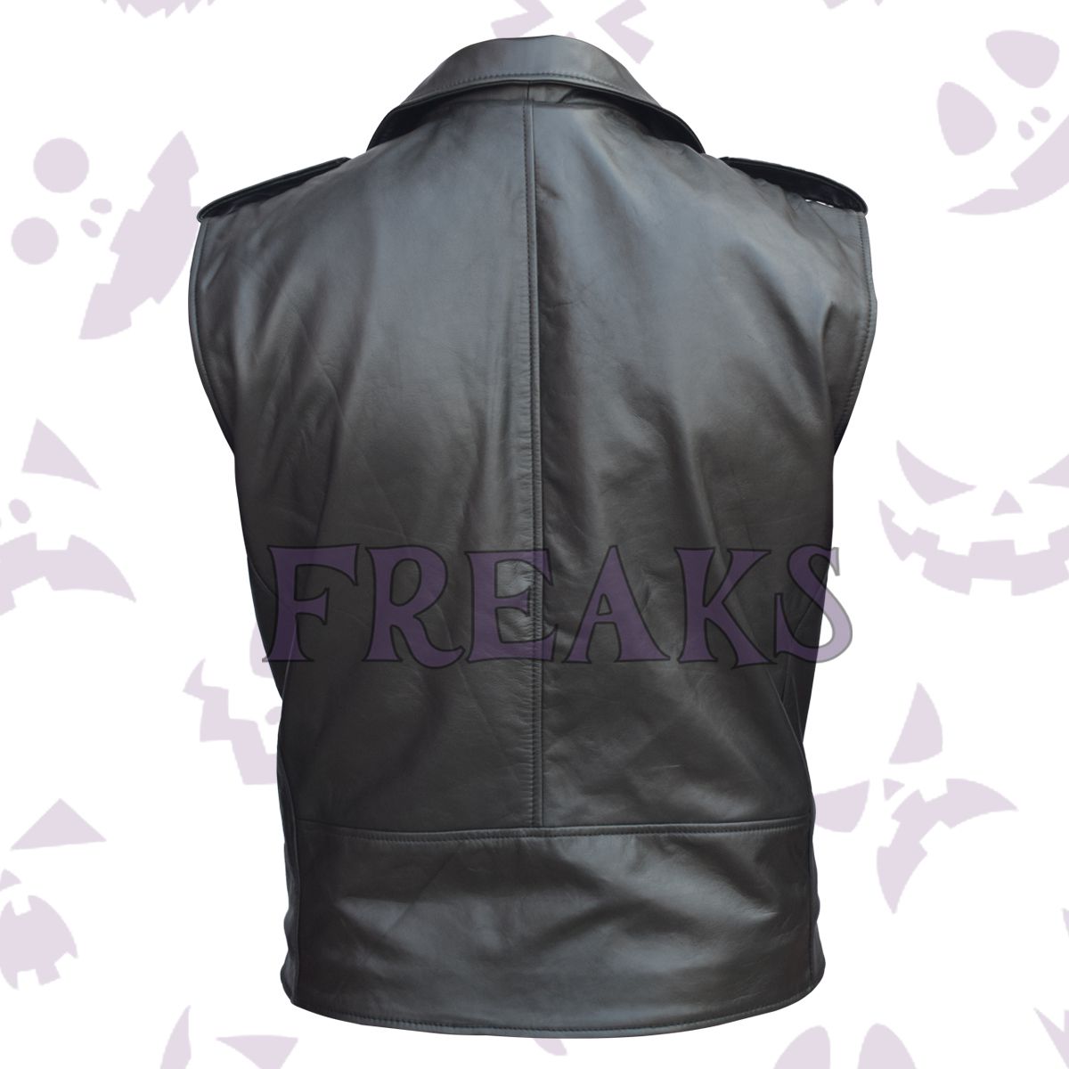 Rebel Rider Real Leather Biker Vest