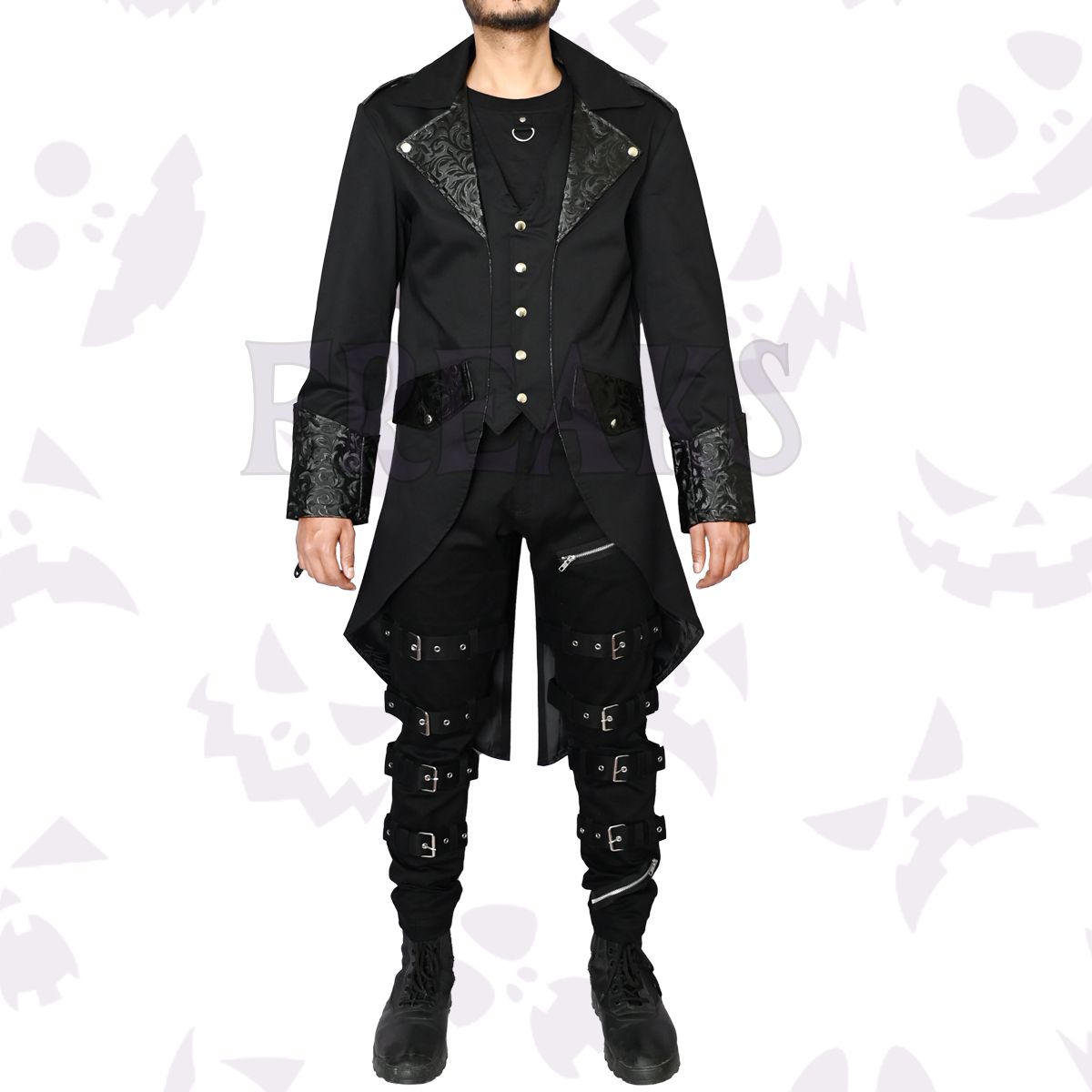 Black Steampunk Tailcoat 