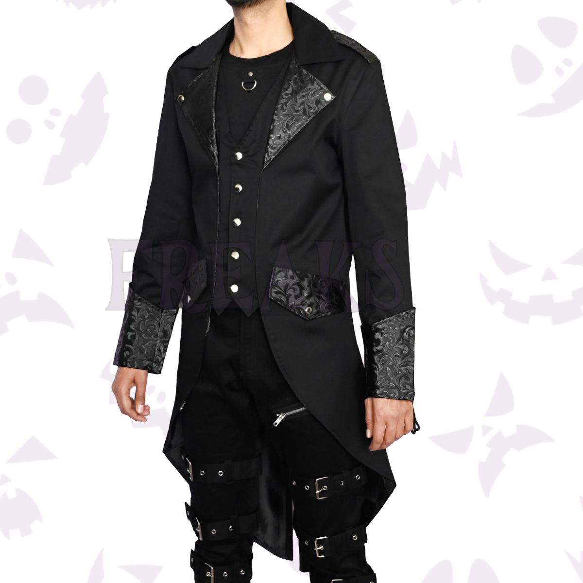 Black Steampunk Tailcoat 