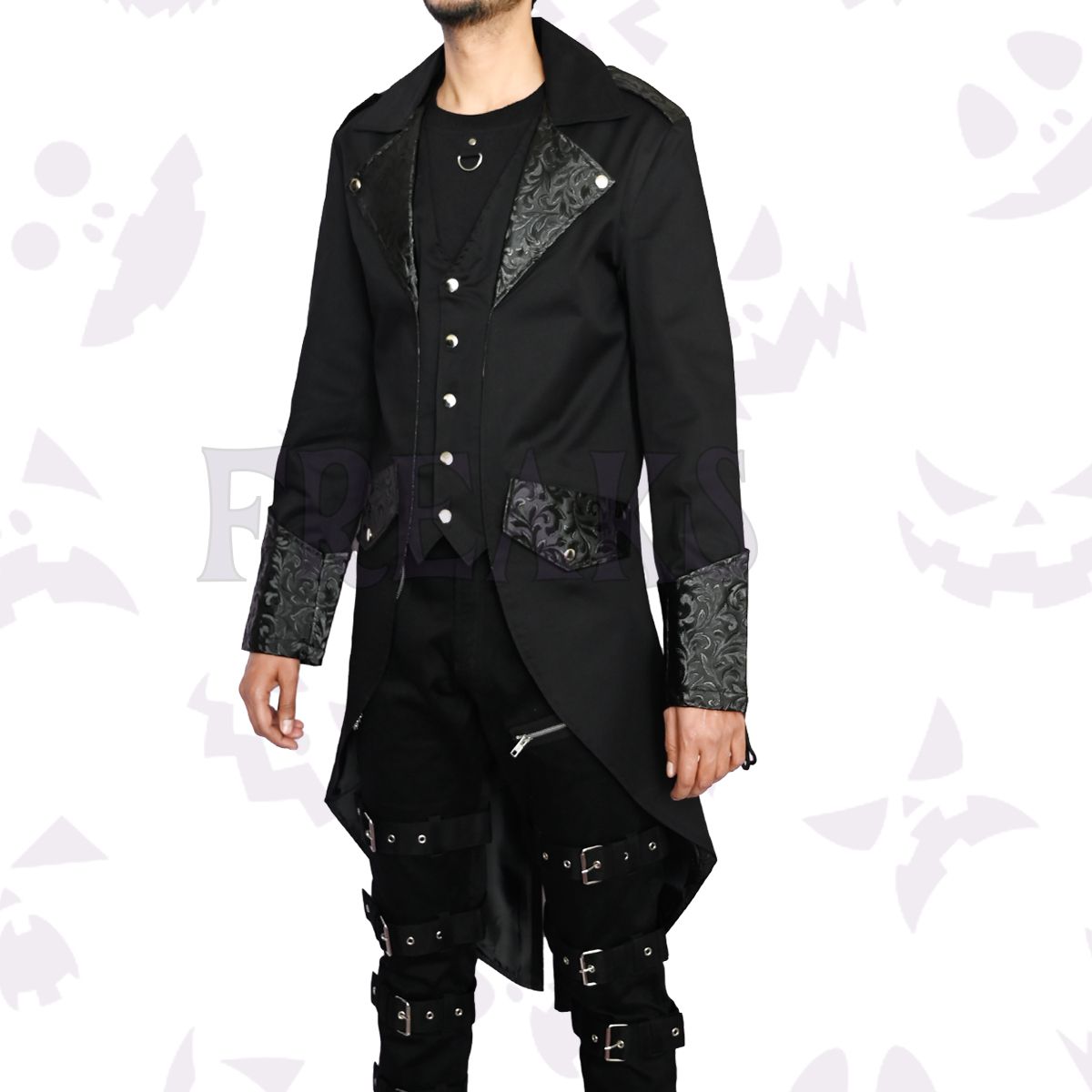 Black Steampunk Tailcoat 