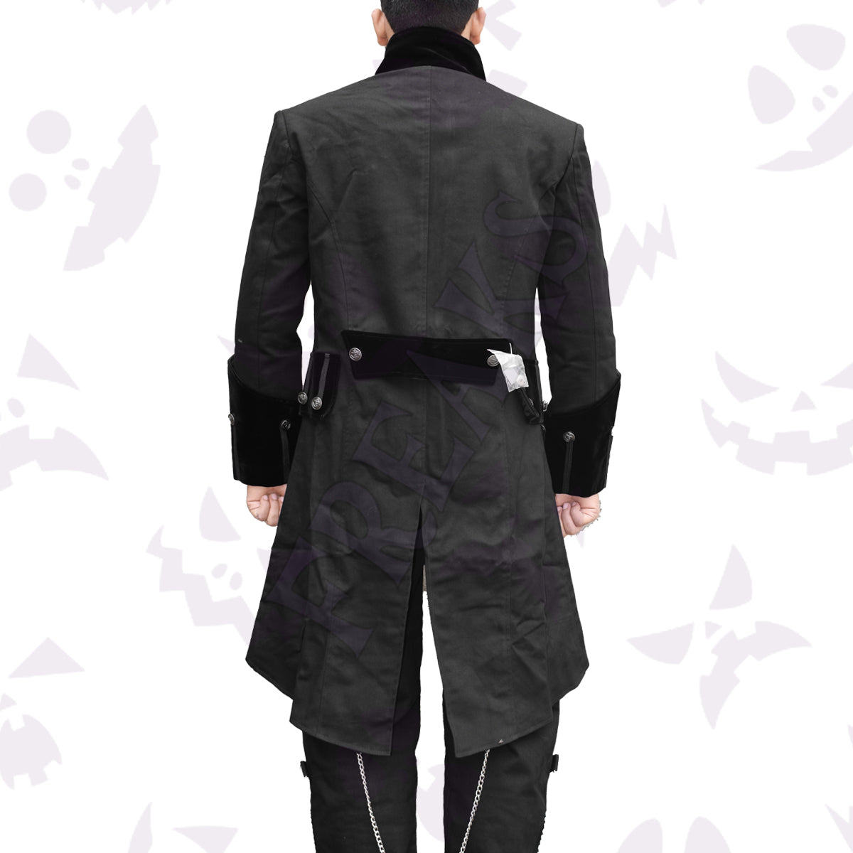 Blackbeard wool fashion overcoat