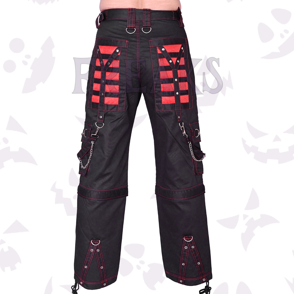 Cybergoth Box Pocket Emo Pants