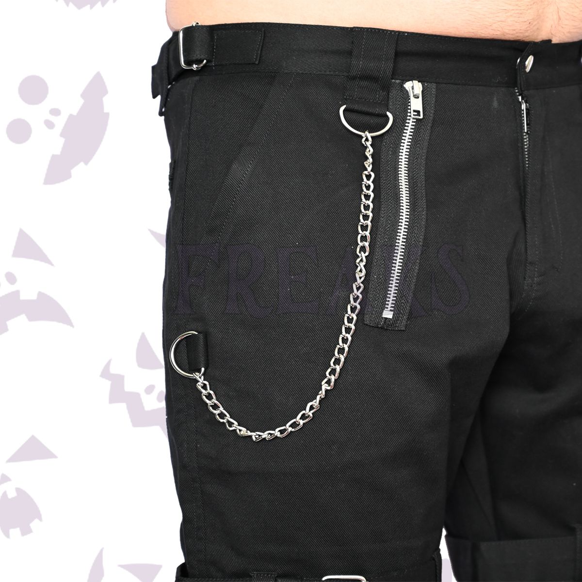 Goth Chains Buckle Pant