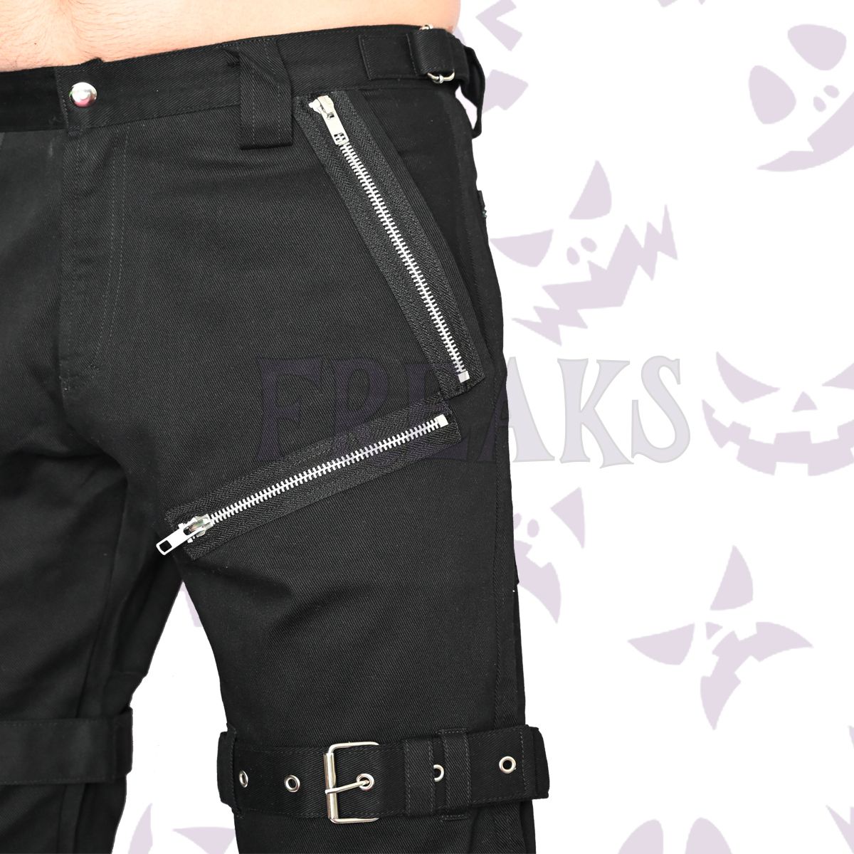 Goth Chains Buckle Pant