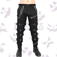 Goth Chains Buckle Pant