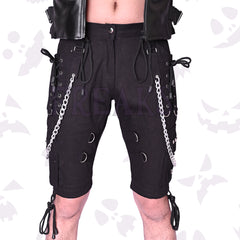 Goth Chains Laces Shorts