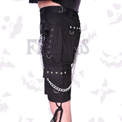 Goth Chains Laces Shorts