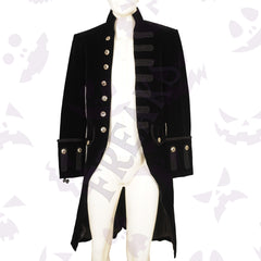 Pentagram Velvet Victorian Steampunk Coat