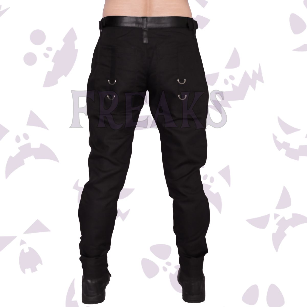 Punk Rock Buckle Straps Pant 