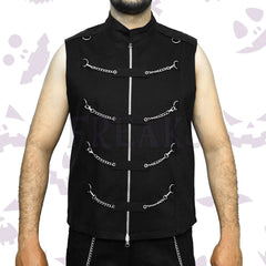 Goth Punk Rock Chains Vest 