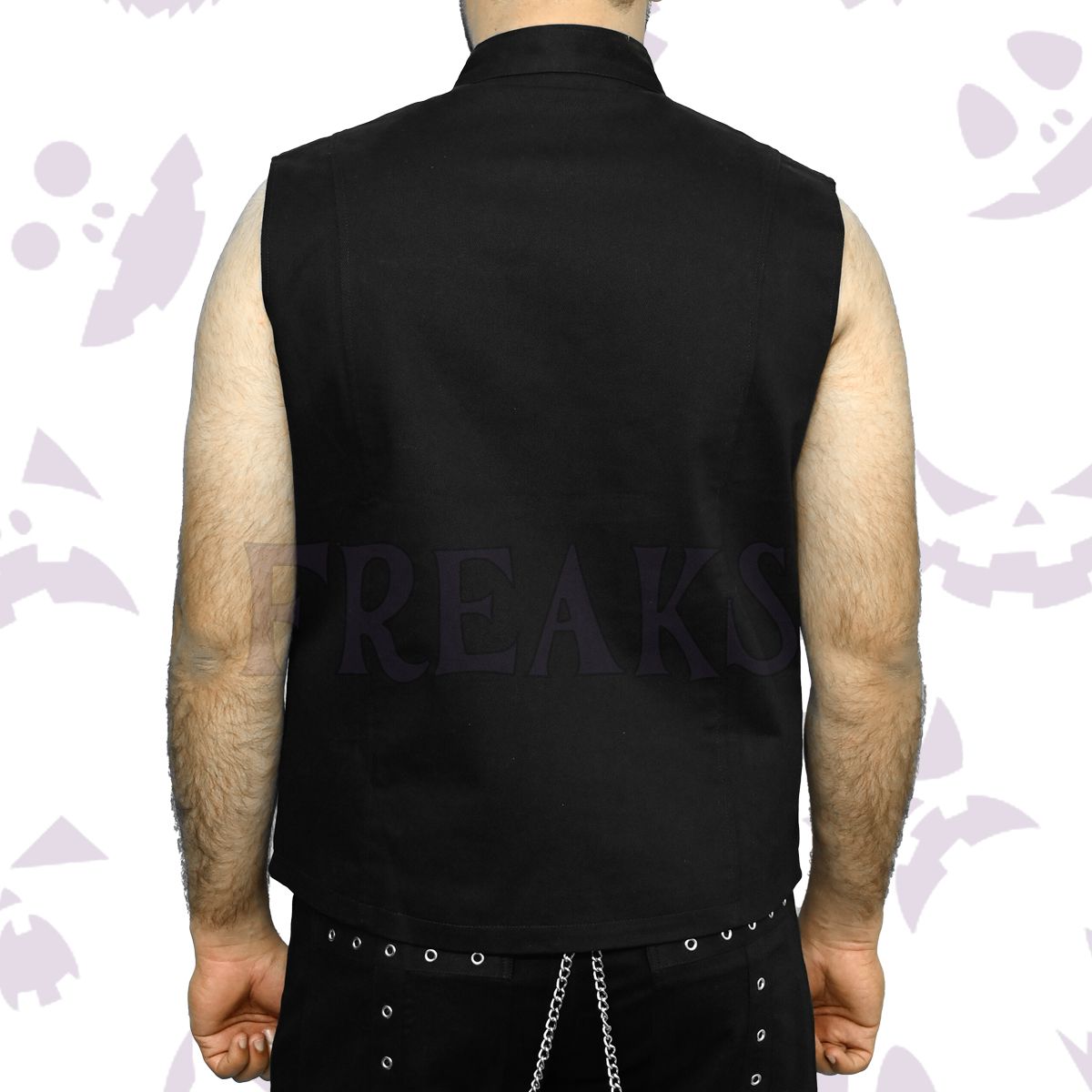 Goth Punk Rock Chains Vest 