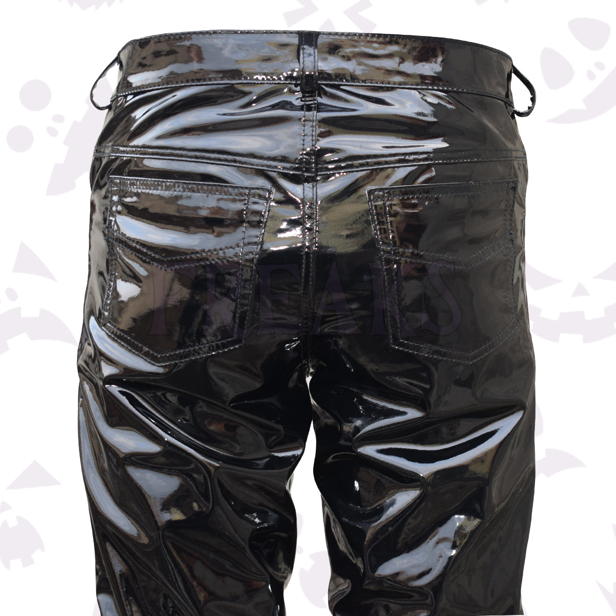 Punk Rock Slim Fit Vinyl Pant