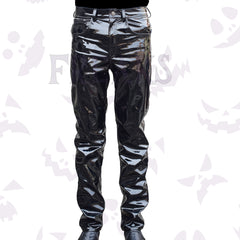 Punk Rock Slim Fit Vinyl Pant