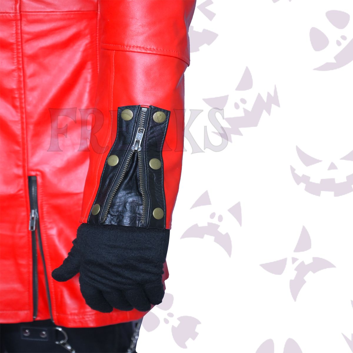 Red Black Matrix Style Trench Cosplay Coat