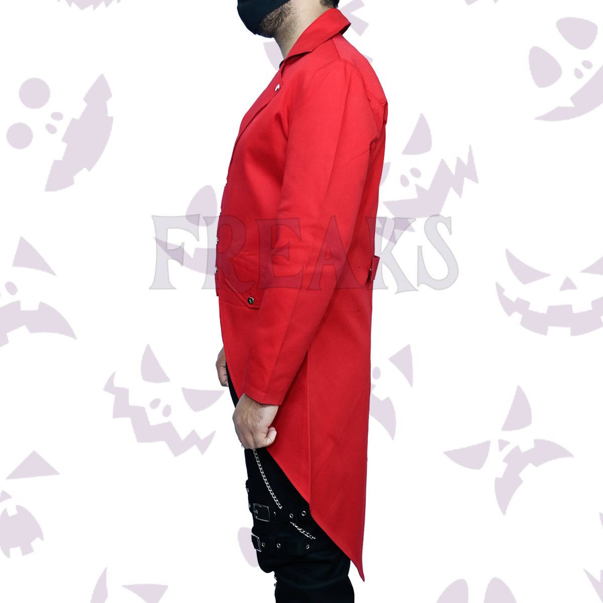 Red Steampunk Victorian Tailcoat