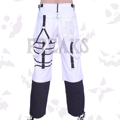 White Goth Cargo Pants