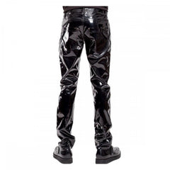 Bondage Vinyl PVC Punk Rocker Shine Pant Mens